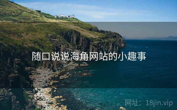 随口说说海角网站的小趣事