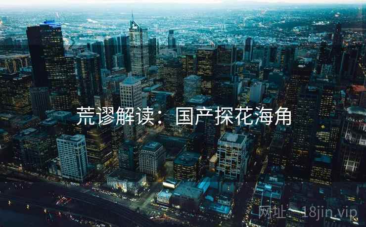 荒谬解读:国产探花海角